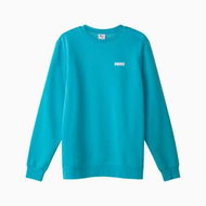 Detailed information about the product Essentials Small Logo Crew Sweatshirt Men in Dusty Aqua, Cotton/Polyester by PUMA