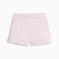 Detailed information about the product Essentials Small Logo Shorts Youth in Galaxy Pink, Size Medium, Cotton by PUMA