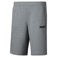 Detailed information about the product Essentials Sweat Shorts Men in Medium Gray Heather, Size Small, Cotton by PUMA