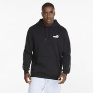 Detailed information about the product Essentials+ Tape Hoodie Men in Black, Size Small, Cotton by PUMA