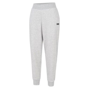 Essentials Women's Sweatpants in Light Gray Heather, Size XL, Cotton/Polyester by PUMA