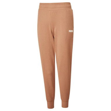 Essentials Women's Sweatpants in Mocha Mousse, Size Small, Cotton/Polyester by PUMA
