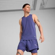 Detailed information about the product EVERYDAY RUNNING Men's Graphic Mesh Singlet in Blue Crystal, Size Large by PUMA