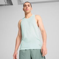 Detailed information about the product EVERYDAY RUNNING Men's Graphic Mesh Singlet in Peaceful Blue, Size Medium by PUMA