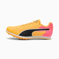 Detailed information about the product evoSPEED Star 9 Youth Spikes Shoes in Sun Stream/Sunset Glow/Black, Size 7, Synthetic by PUMA Shoes