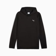 Detailed information about the product Evostripe Men's Hoodie in Black, Size Medium, Cotton/Polyester by PUMA