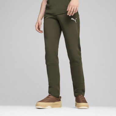 EVOSTRIPE Men's Pants in Dark Olive, Size XL, Cotton/Polyester by PUMA