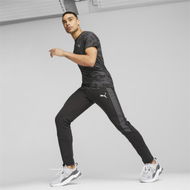 Detailed information about the product EVOSTRIPE Men's Sweatpants in Black, Size Large, Cotton/Polyester by PUMA