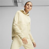 Detailed information about the product EVOSTRIPE Women's Hoodie in Granola, Size XL, Polyester/Cotton by PUMA