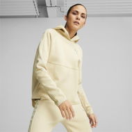 Detailed information about the product EVOSTRIPE Women's Hoodie in Granola, Size XS, Polyester/Cotton by PUMA