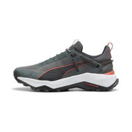 Detailed information about the product Explore NITRO Men's Hiking Shoes in Mineral Gray/Black/Active Red, Size 7.5, Textile by PUMA Shoes