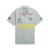 Detailed information about the product F1Â® Racing Men's Motorsport Shirt in Feather Gray, Size Medium, Cotton by PUMA