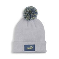 Detailed information about the product FC Pom Pom Youth Beanie in Silver Mist, Acrylic by PUMA