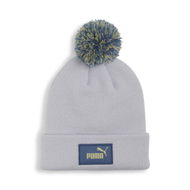 Detailed information about the product FC Pom Pom Youth Beanie in Silver Mist, Acrylic by PUMA