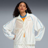Detailed information about the product FENTY x T7 Unisex Track Jacket in Warm White, Size XL by PUMA