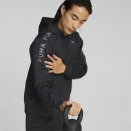 Detailed information about the product Fit PWRFleece Men's Training Hoodie in Black, Size Small, Polyester by PUMA