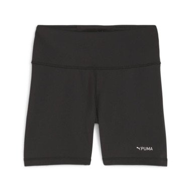 FIT Women's High Waist 5 Shorts in Black, Size Medium, Polyester/Elastane by PUMA