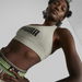 Fit Women's Mid Impact Training Bra in Birch Tree, Size XS, Nylon/Elastane by PUMA. Available at Puma for $40.00