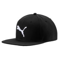 Detailed information about the product Flatbrim Cap in Black/White Cat Logo, Polyester by PUMA