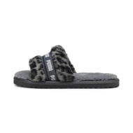 Detailed information about the product Fluff I Am The Drama Slides in Mineral Gray/Stormy Slate/Black, Size 6, Textile by PUMA