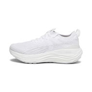 Detailed information about the product ForeverRun NITRO Knit Women's Running Shoes in White/Feather Gray, Size 8.5, Synthetic by PUMA Shoes