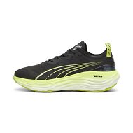 Detailed information about the product ForeverRun NITROâ„¢ Men's Running Shoes in Black/Lime Pow/Mineral Gray, Size 8.5, Synthetic by PUMA Shoes