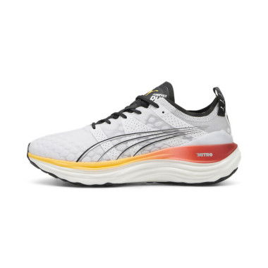 ForeverRun NITROâ„¢ Men's Running Shoes in White/Sun Stream/Sunset Glow, Size 8, Synthetic by PUMA Shoes