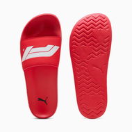 Detailed information about the product Formula 1Â® Leadcat 2.0 Logo Unisex Slides in Pop Red/White, Size 6 by PUMA Shoes