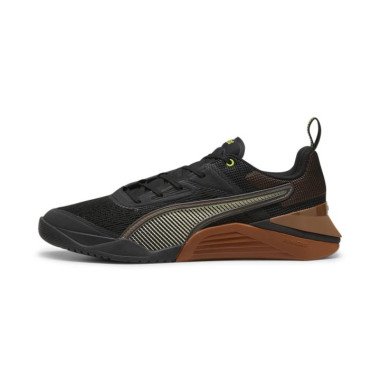 Fuse 3.0 Men's Training Shoes in Black/Teak/Lime Pow, Size 8, Synthetic by PUMA Shoes