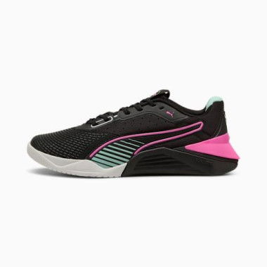 Fuse 4.0 Women's Sneakers in Black/Pink Pixel/Mint Melt, Size 6, Synthetic by PUMA Shoes