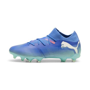FUTURE 7 MATCH FG/AG Football Boots in Bluemazing/White/Electric Peppermint, Size 11, Textile by PUMA Shoes