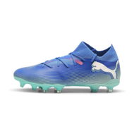 Detailed information about the product FUTURE 7 MATCH FG/AG Women's Football Boots in Bluemazing/White/Electric Peppermint, Size 9, Textile by PUMA Shoes