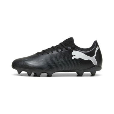 FUTURE 7 PLAY FG/AG Men's Football Boots in Black/White, Textile by PUMA Shoes