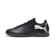 Detailed information about the product FUTURE 7 PLAY IT Men's Football Boots in Black/White, Size 10.5, Textile by PUMA Shoes