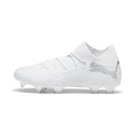 Detailed information about the product FUTURE 7 ULTIMATE FG/AG Unisex Football Boots in Silver/White, Size 10, Textile by PUMA Shoes