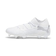 Detailed information about the product FUTURE 7 ULTIMATE FG/AG Unisex Football Boots in Silver/White, Size 10.5, Textile by PUMA Shoes