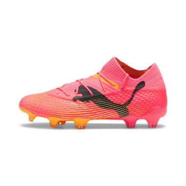 FUTURE 7 ULTIMATE FG/AG Women's Football Boots in Sunset Glow/Black/Sun Stream, Size 7.5, Textile by PUMA Shoes