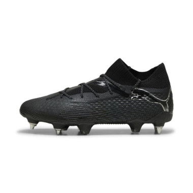 FUTURE 7 ULTIMATE MxSG Unisex Football Boots in Black/Silver, Size 4.5, Textile by PUMA Shoes