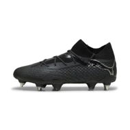 Detailed information about the product FUTURE 7 ULTIMATE MxSG Unisex Football Boots in Black/Silver, Size 5, Textile by PUMA Shoes