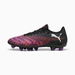 FUTURE 8 PLAY FG/AG Unisex Football Boots in Black/White/Glowing Red, Size 9.5, Textile by PUMA. Available at Puma for $100.00