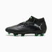 FUTURE 8 ULTIMATE FG Football Boots in Black/Cool Light Gray/Fluo Green, Size 4.5, Textile by PUMA. Available at Puma for $340.00