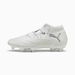 FUTURE 8 ULTIMATE FG Unisex Football Boots in White/Matte Silver, Size 4.5, Textile by PUMA. Available at Puma for $340.00