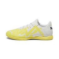 Detailed information about the product FUTURE PLAY IT Men's Football Boots in Sedate Gray/Asphalt/Yellow Blaze, Size 13, Textile by PUMA
