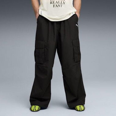 FUTURE.PUMA.ARCHIVE Extreme Cargo Pants Unisex in Black, Size Large, Polyester/Cotton