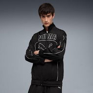Detailed information about the product FUTURE.PUMA.ARCHIVE Relaxed Track Jacket Unisex in Black, Size Small, Polyester