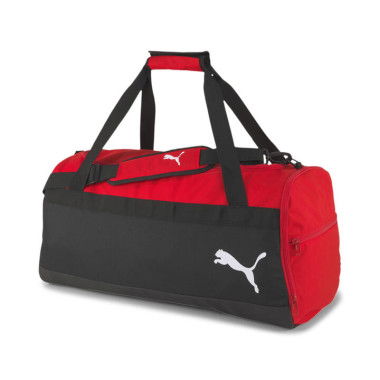 GOAL Medium Duffel Bag Bag in Red/Black, Polyester by PUMA