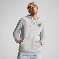 Detailed information about the product GRAPHICS Super Men's Hoodie in Light Gray Heather, Size Small, Cotton by PUMA