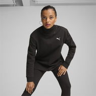 Detailed information about the product HER Women's High Neck Crew Top in Black, Size Large, Cotton by PUMA