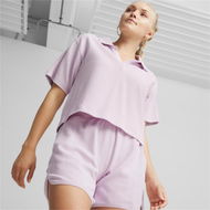 Detailed information about the product HER Women's Polo Top in Grape Mist, Size Large, Cotton/Polyester/Elastane by PUMA