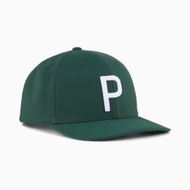 Detailed information about the product Heritage P Men's Cap in Dark Myrtle/White Glow, Polyester/Cotton by PUMA